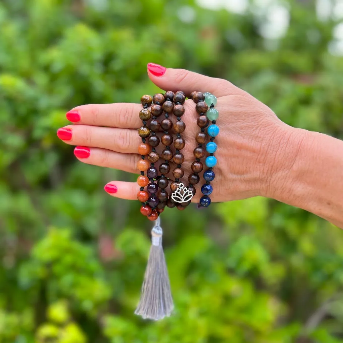 108 Beads Wood Meditation Necklace