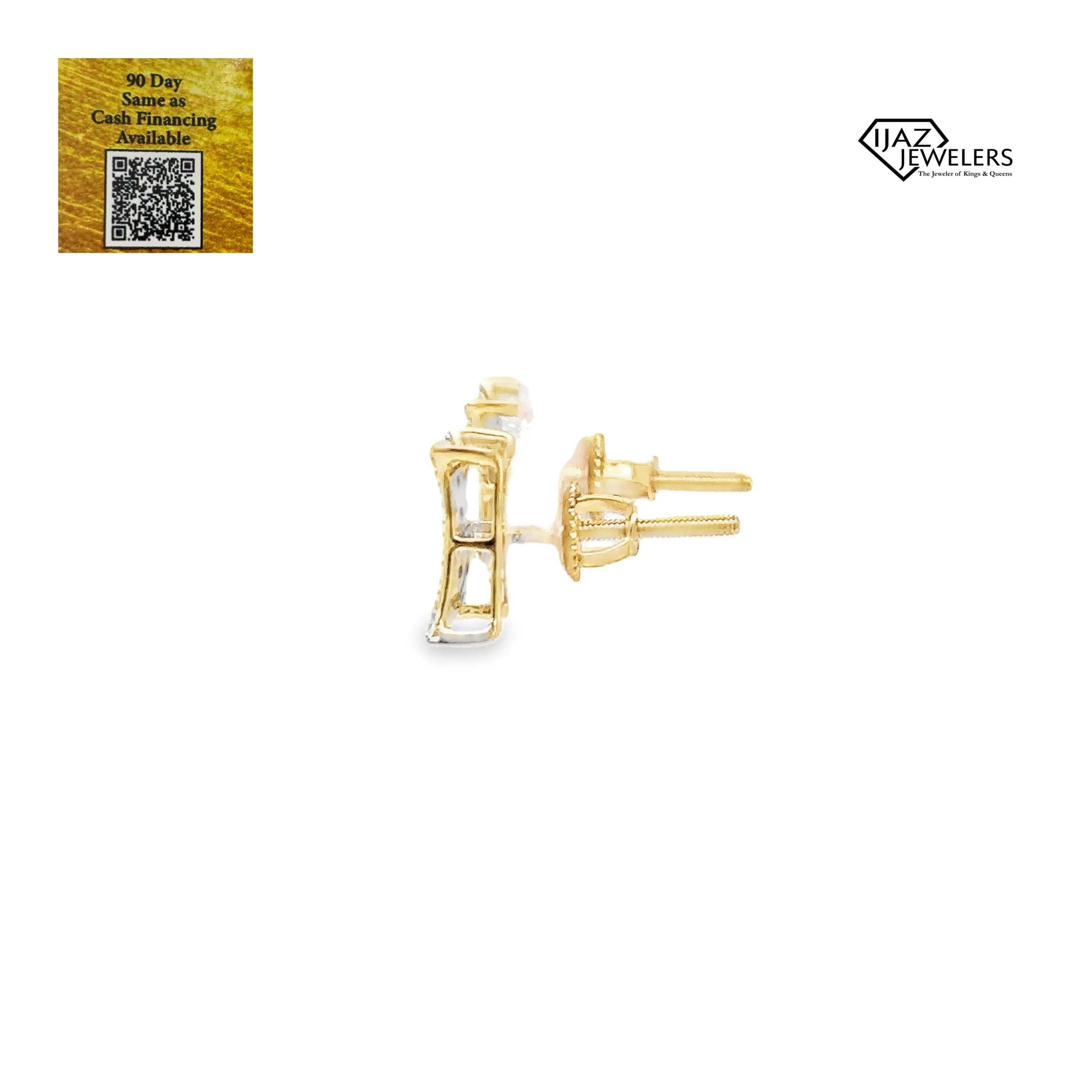 10K Gold 0.15 CTW Diamond Earrings