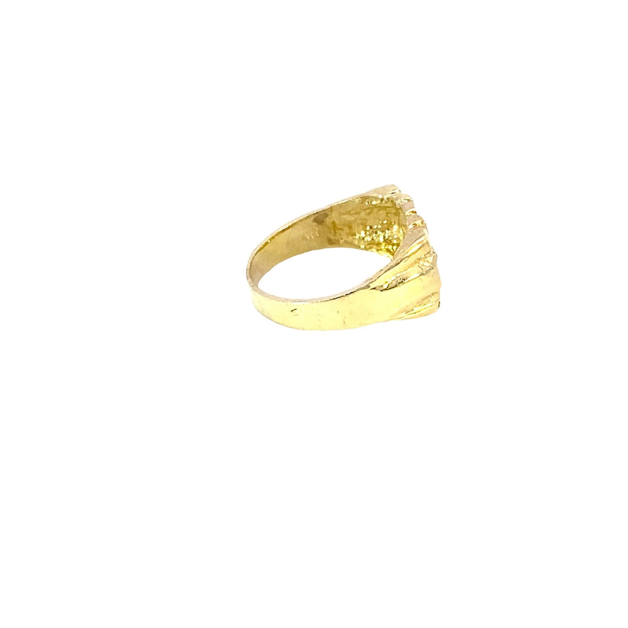 10K Gold Nugget Ring 4.2 Grams