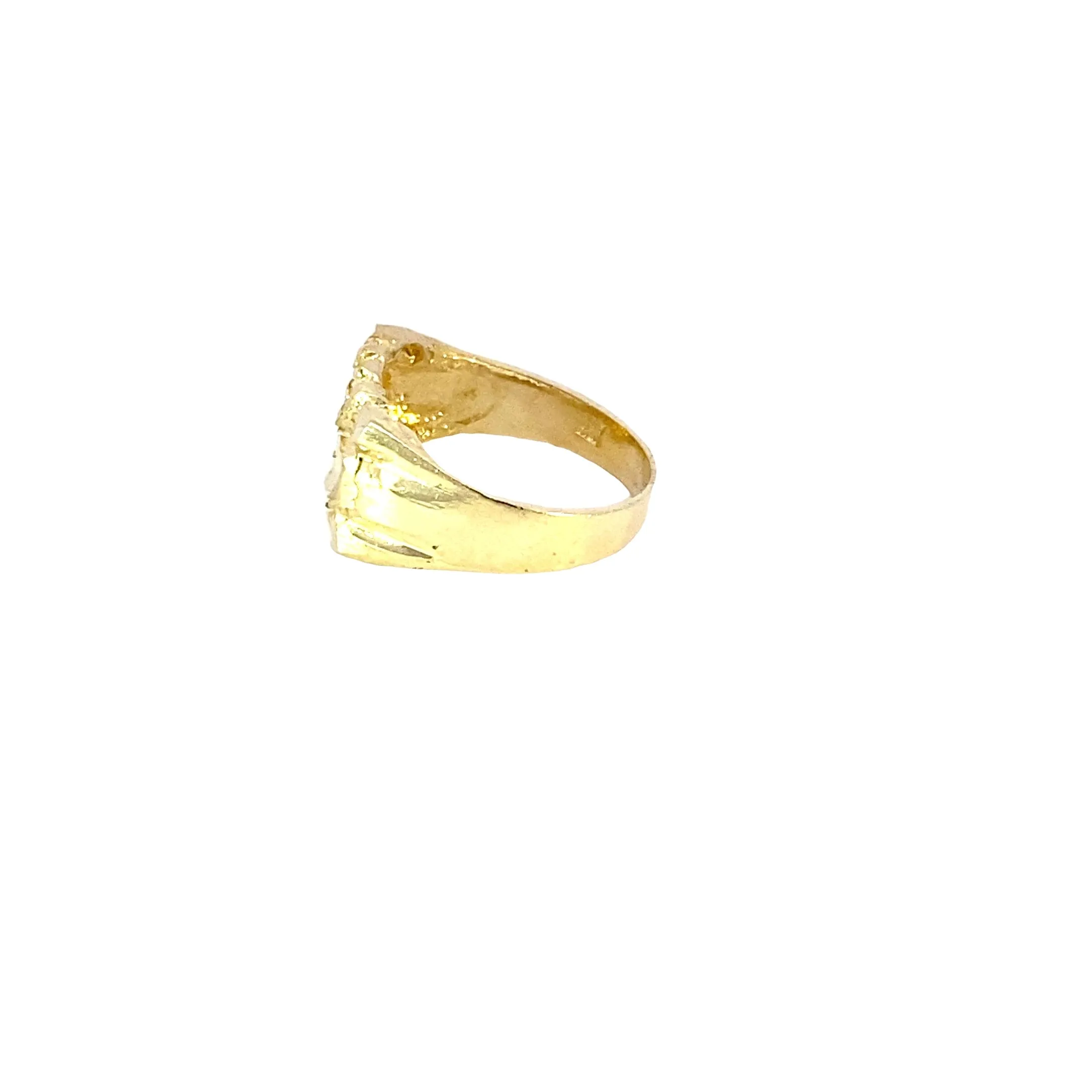 10K Gold Nugget Ring 4.2 Grams