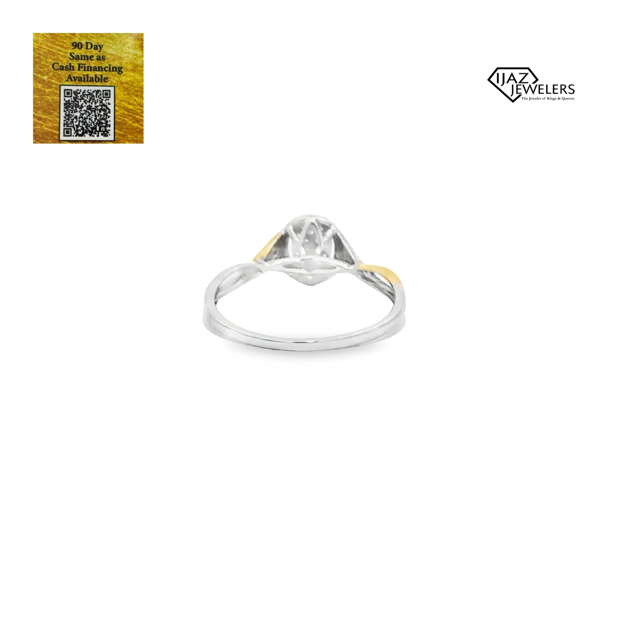 10K White Gold 0.10 CTW Diamond Ring