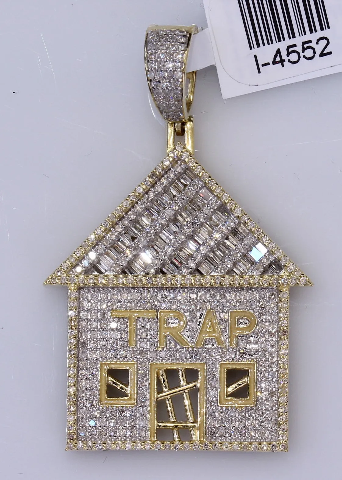 10K Yellow Gold Trap House 1.48Ctw