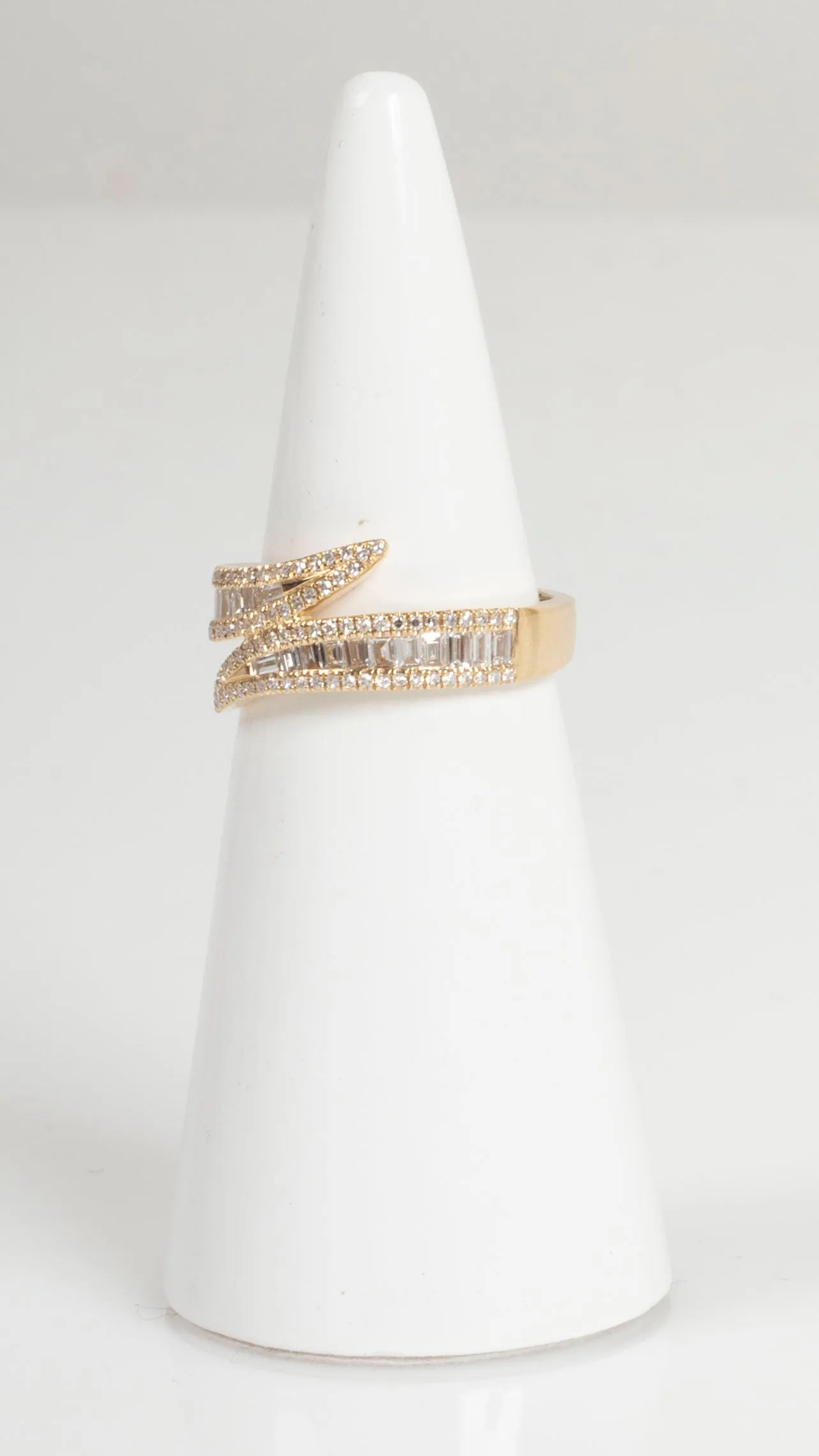 14k Art Deco Wrap Ring - Gold