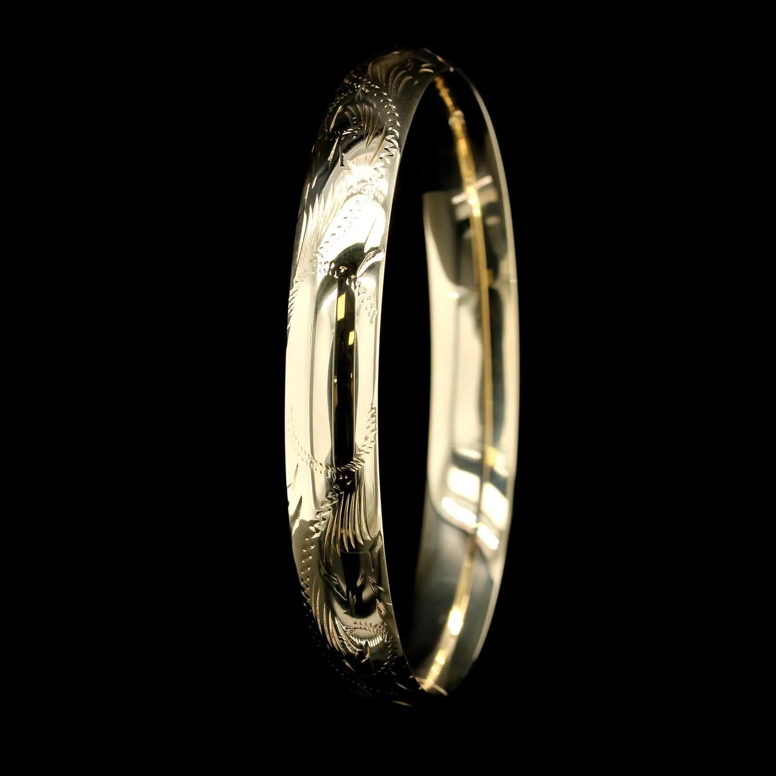 14K Yellow Gold Estate Bangle