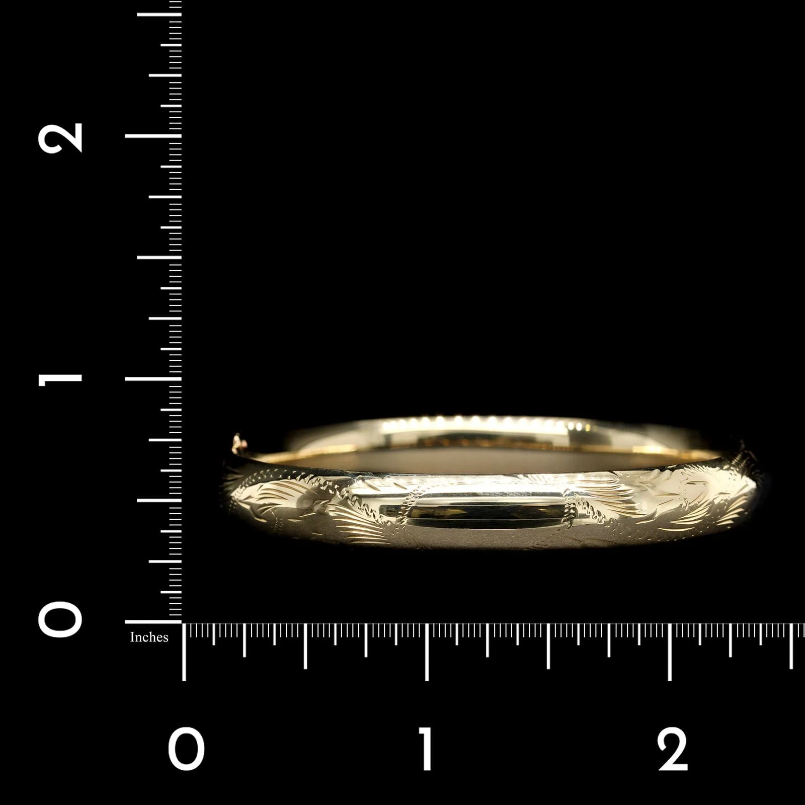 14K Yellow Gold Estate Bangle