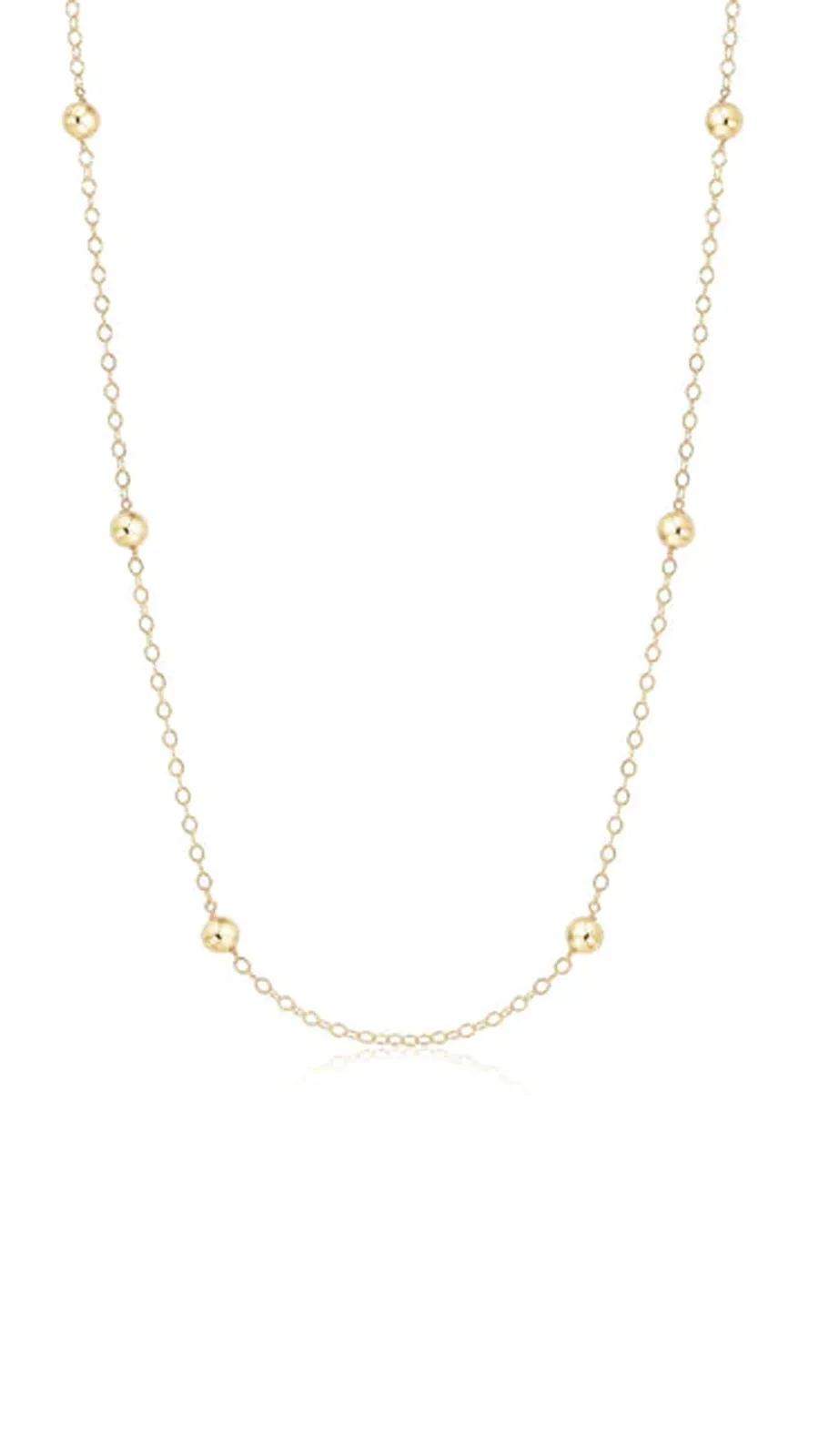 15''CHOKER SIMPLICITY CHAIN GOLD 8MM