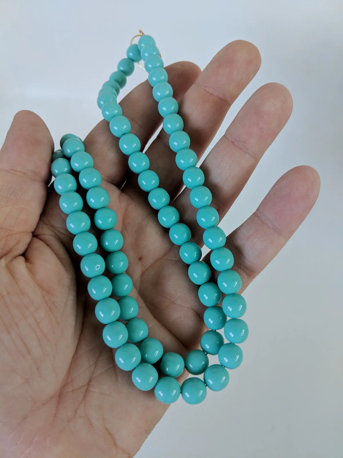 18th Century Turquoise Blue Choker Necklace