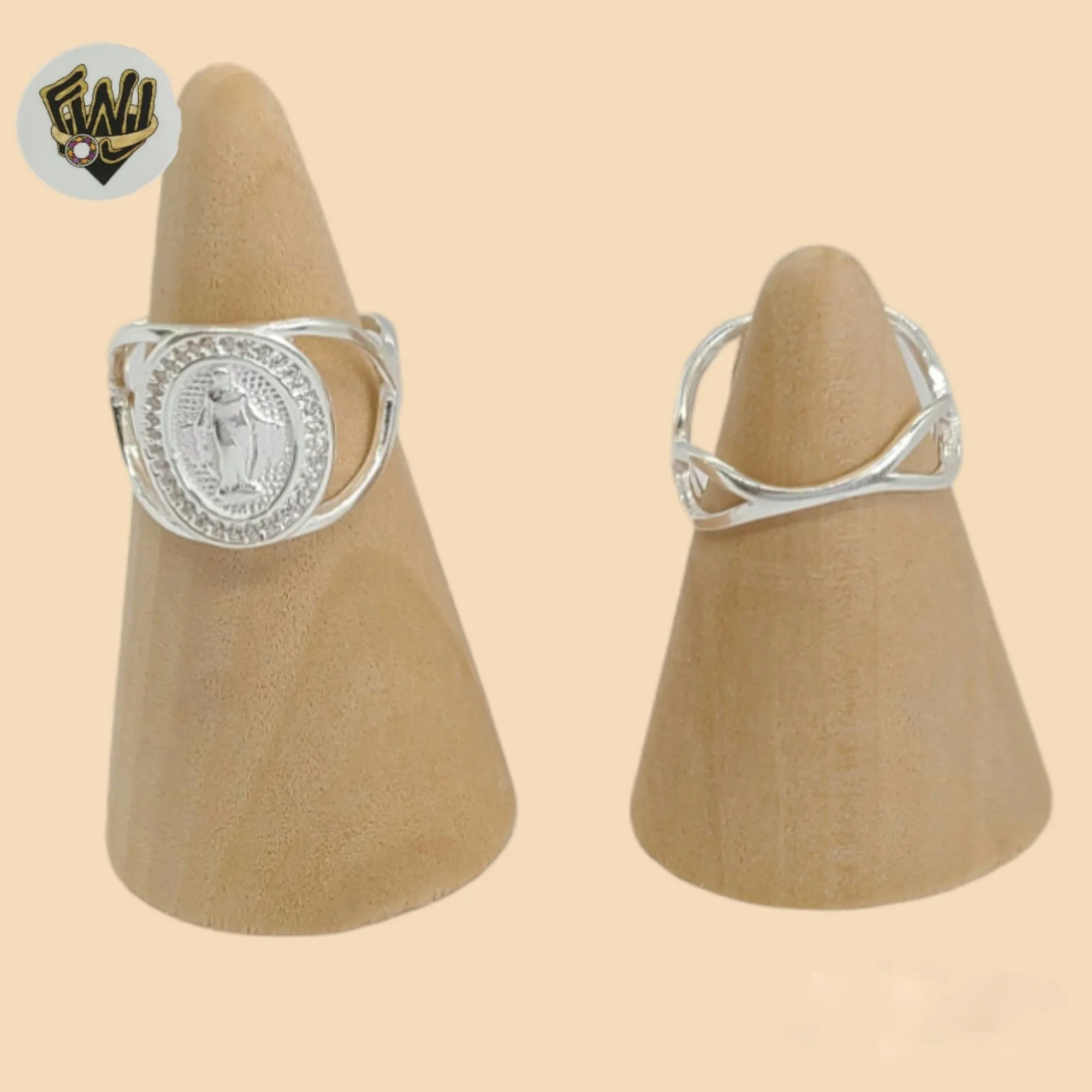 (2-5006) 925 Sterling Silver - Miraculous Virgin Ring.