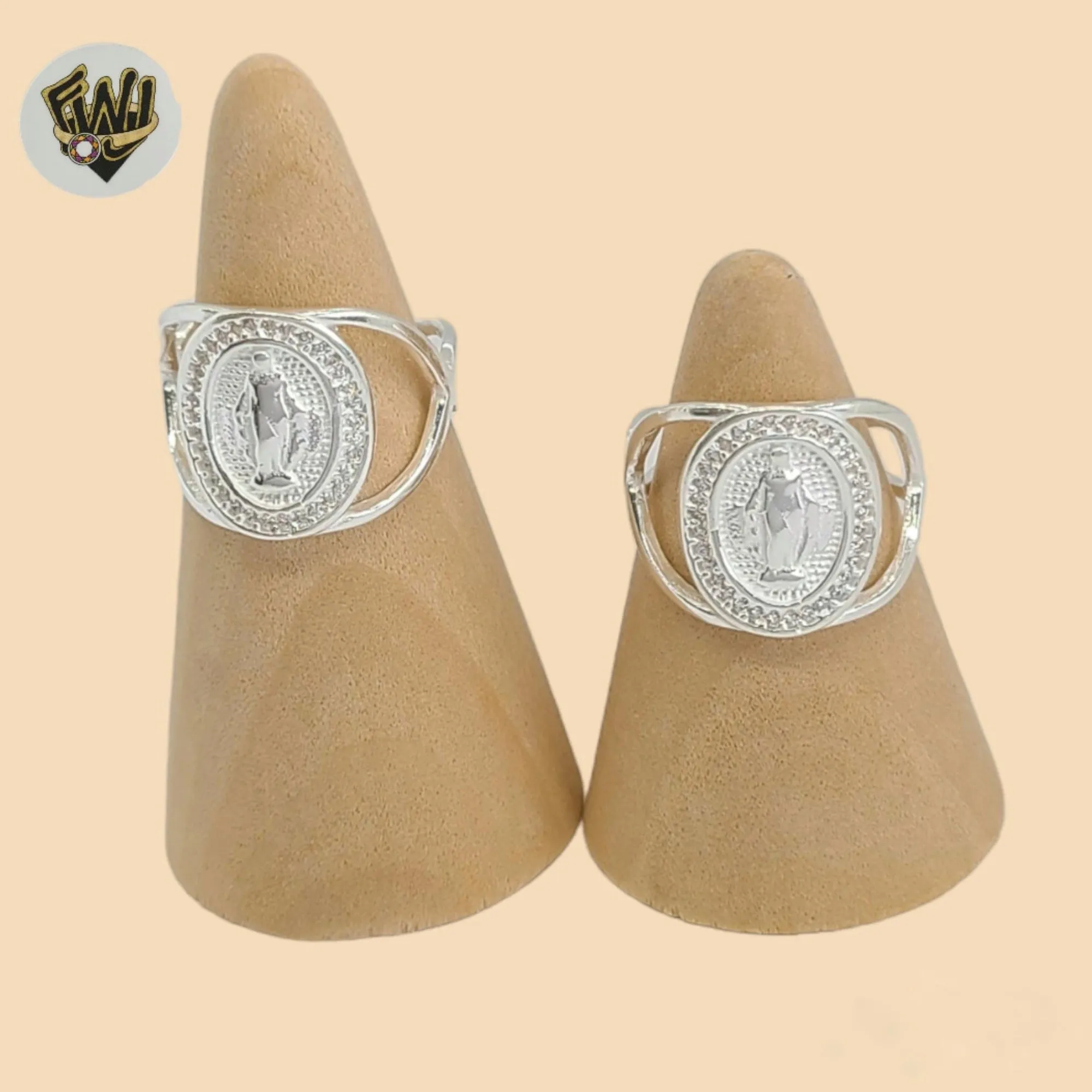 (2-5006) 925 Sterling Silver - Miraculous Virgin Ring.