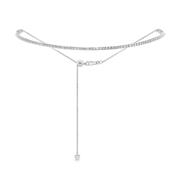 2ct Adjustable Bolo Diamond Tennis Choker