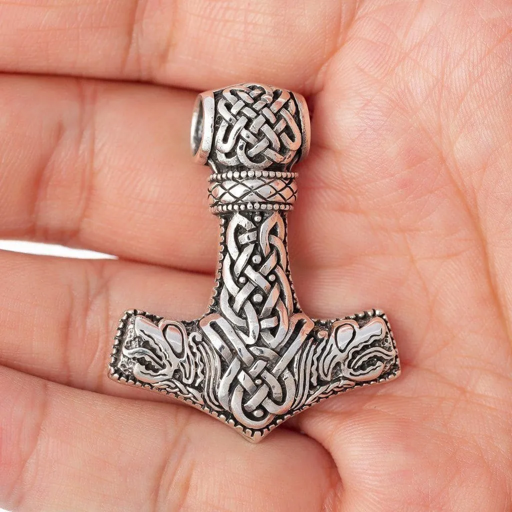 925 Sterling Silver Mjolnir Pendant