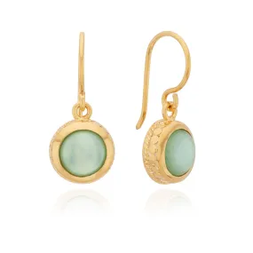 Anna Beck Green Quartz Drop Earrings