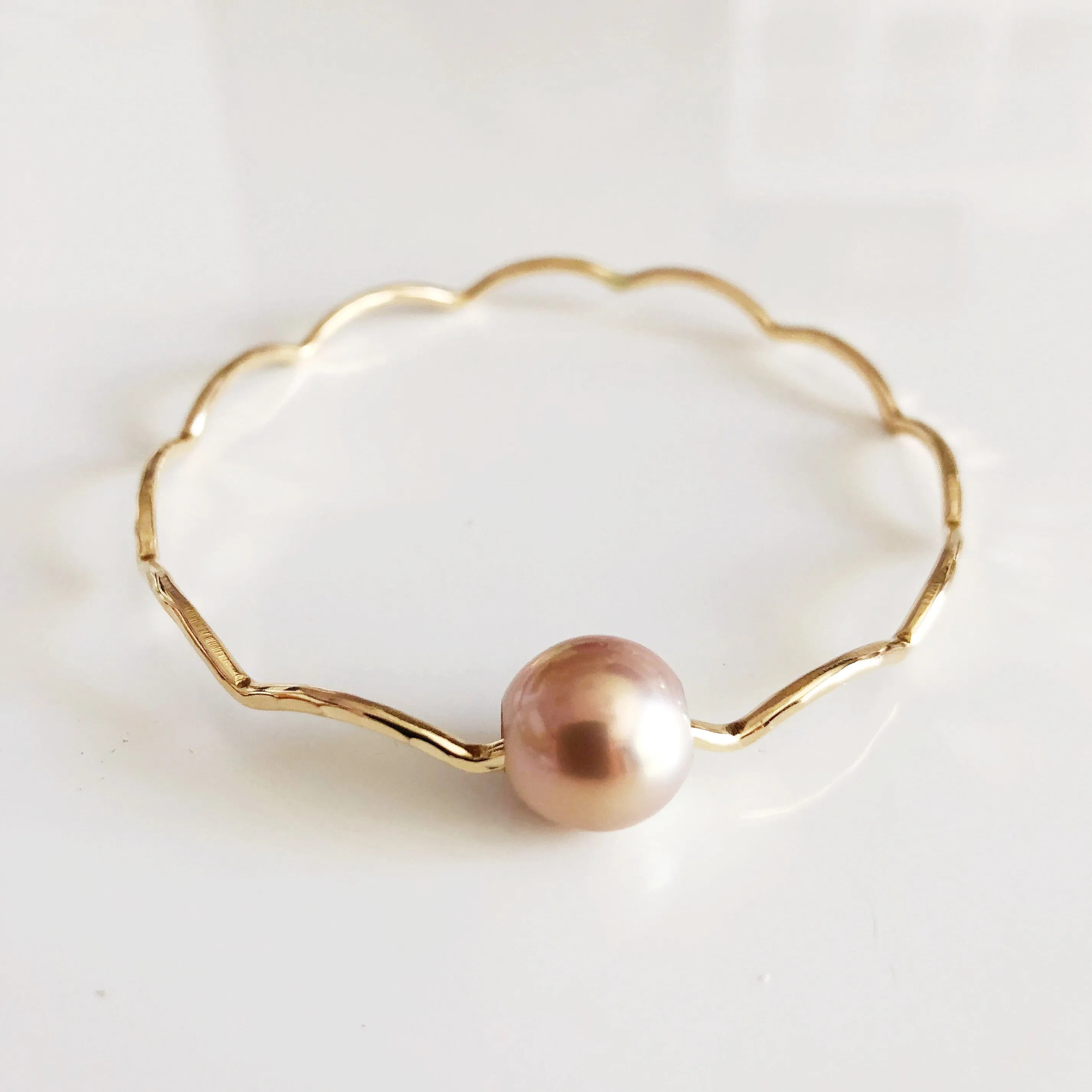 Bangle TOMI - pink pearl (B391)