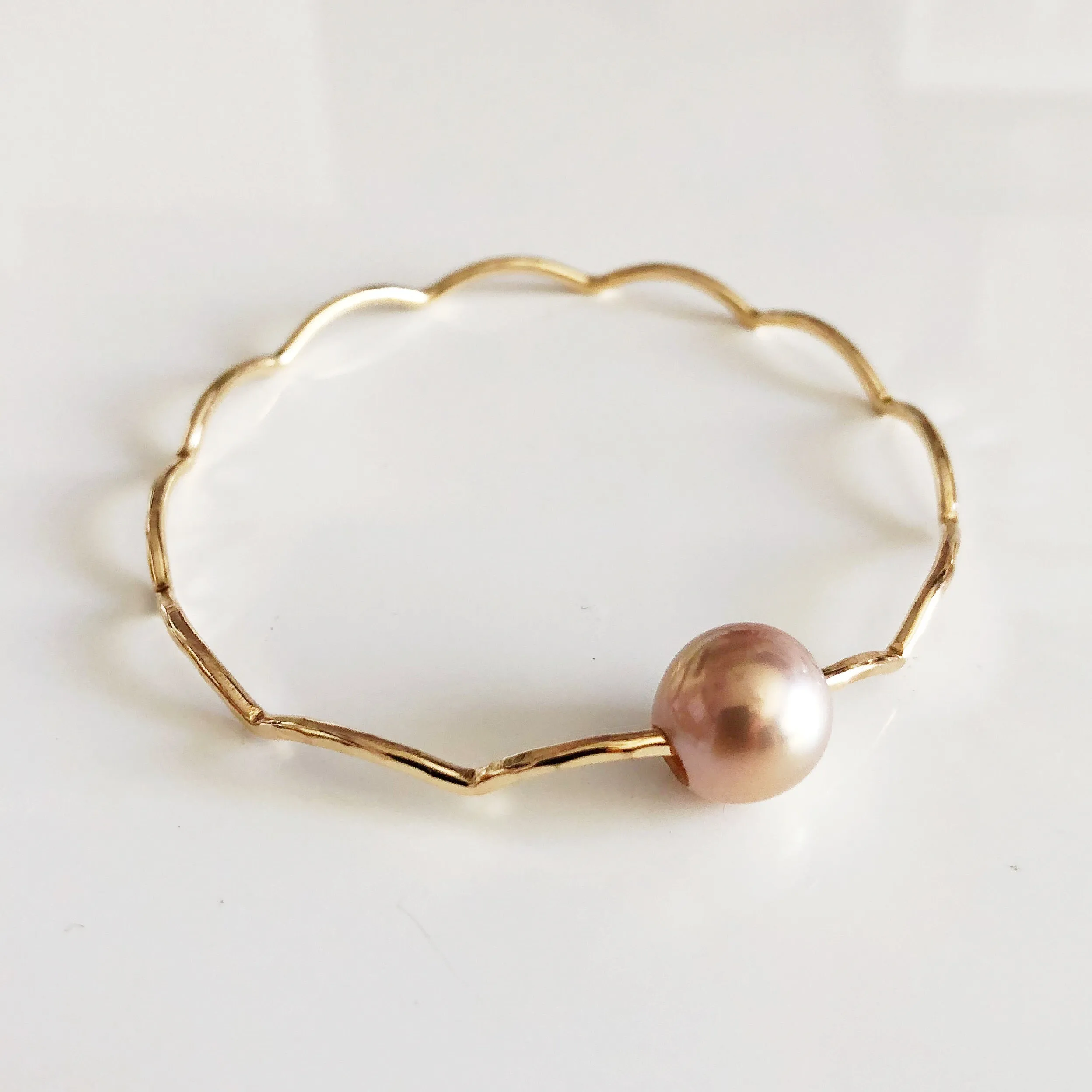 Bangle TOMI - pink pearl (B391)