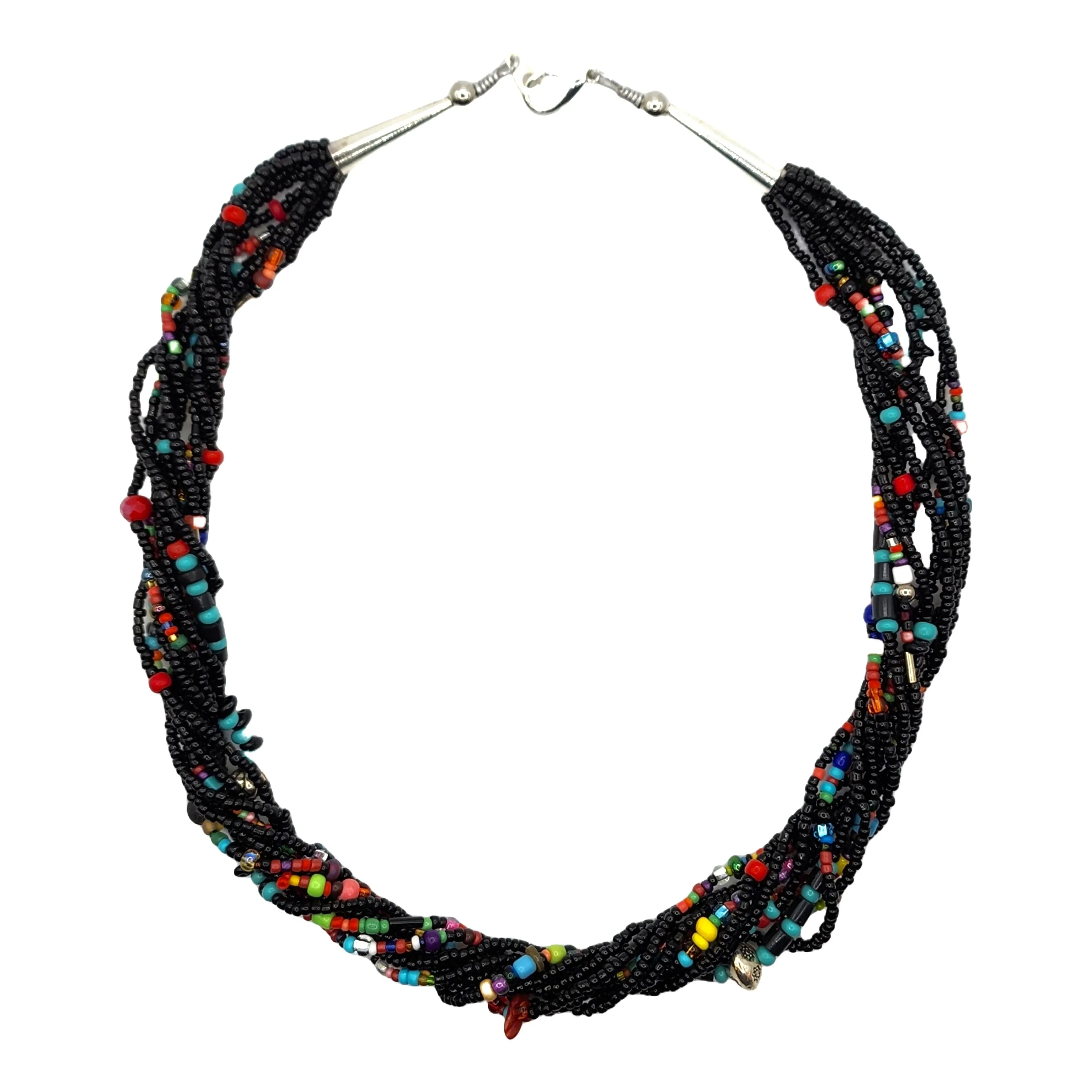 Black Fiesta Necklace - 22 Long