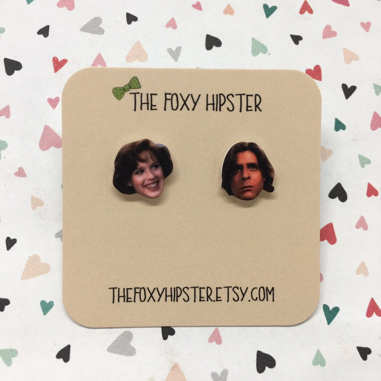 Breakfast Club inspired Stud Earrings