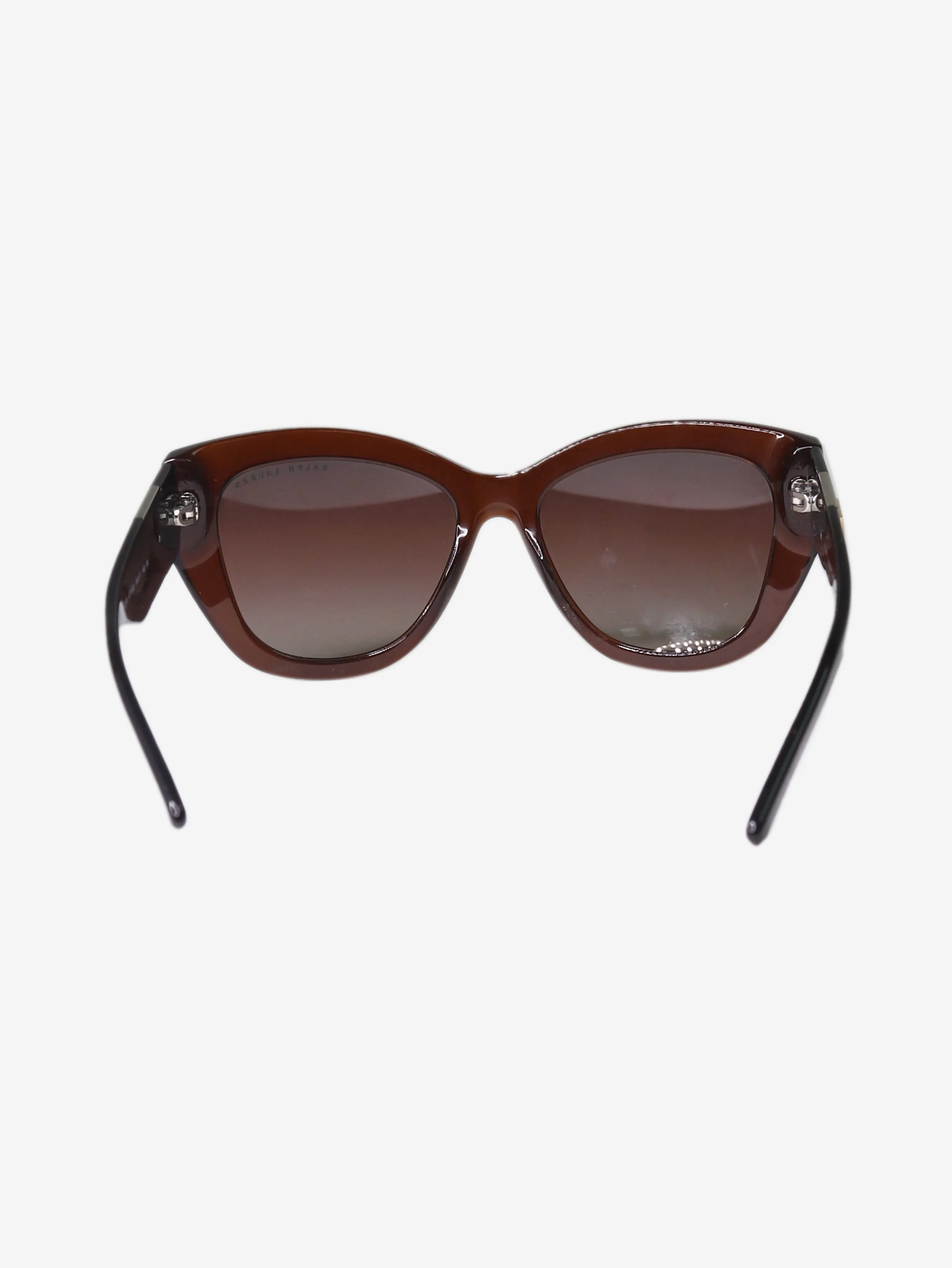 Brown cat eye sunglasses