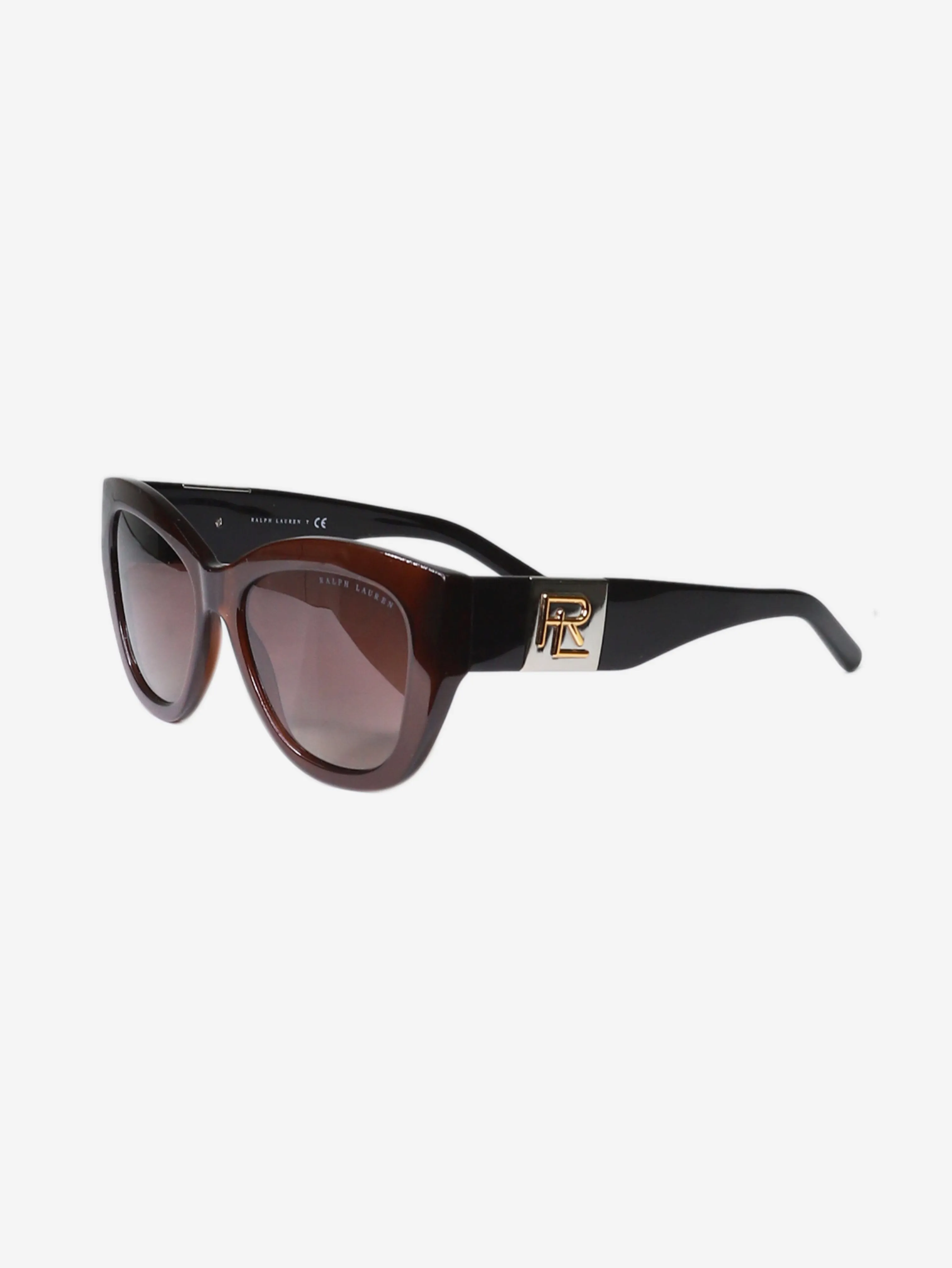 Brown cat eye sunglasses