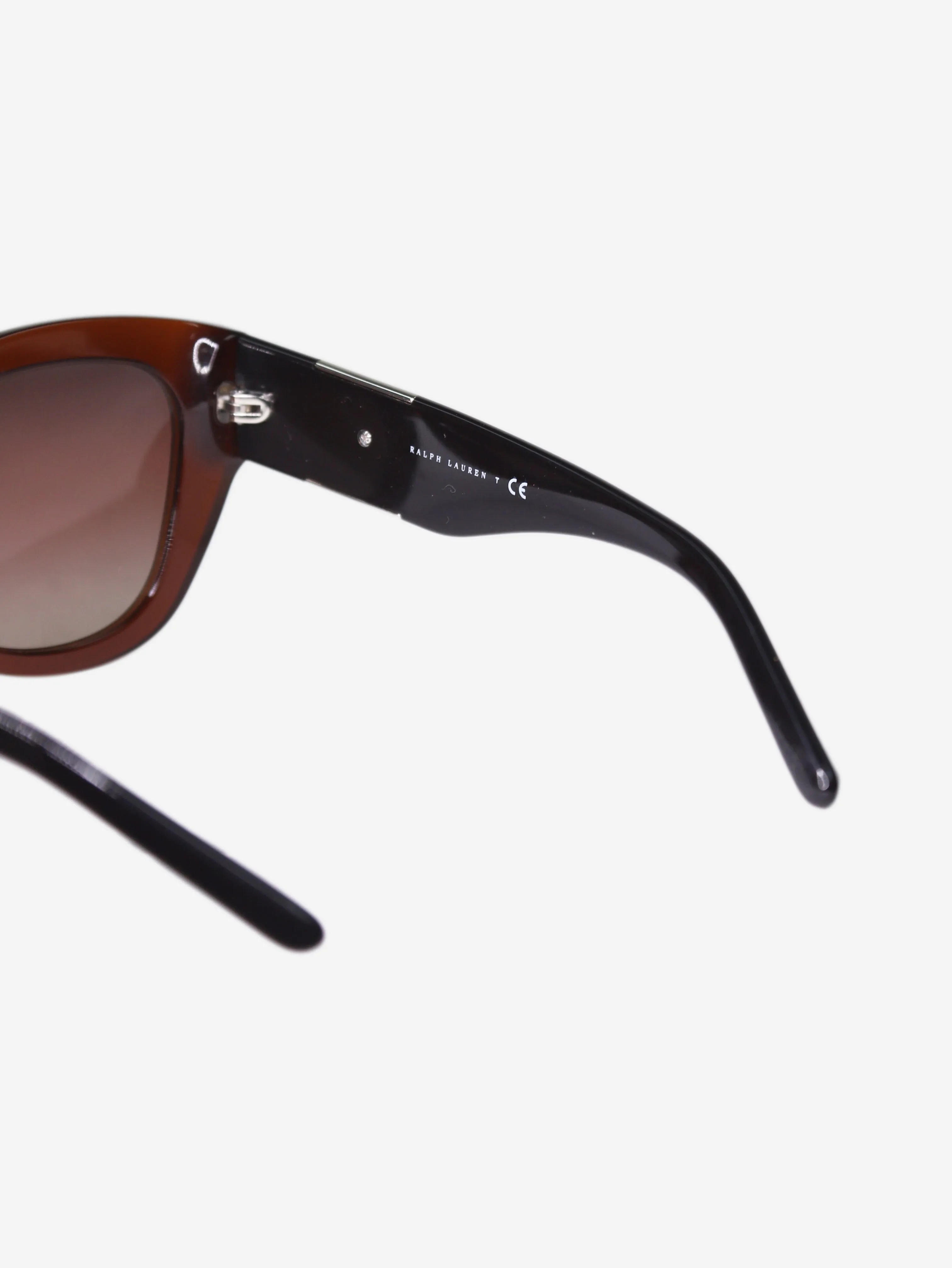 Brown cat eye sunglasses