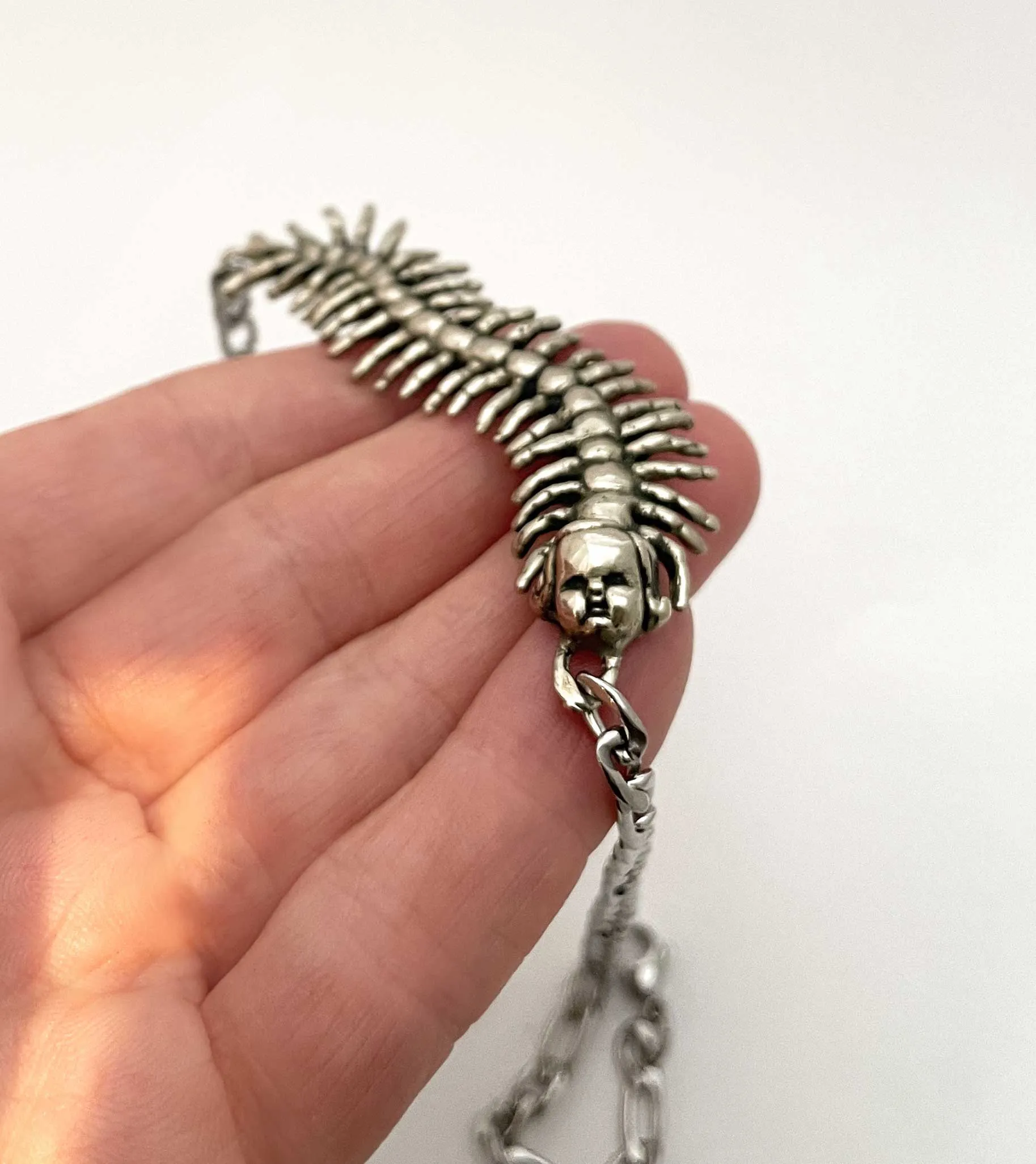 Centipede Girl Necklace Ready to Ship