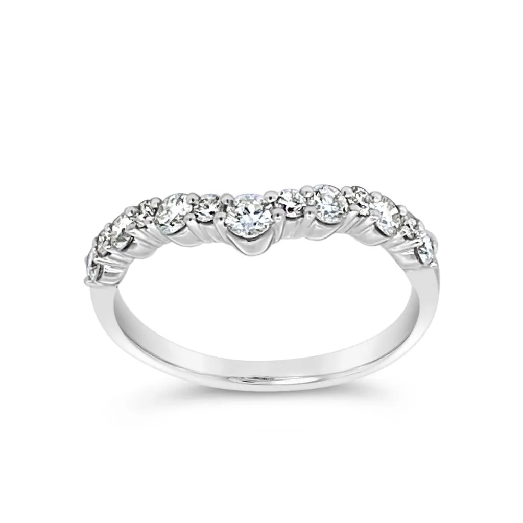 Clara by Martin Binder Diamond Contour Stacking Ring (0.51 ct. tw.)