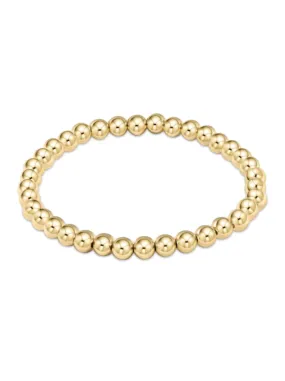 Classic Gold Bead Bracelet - 5mm