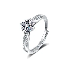 Couple's Ring Moissanite Diamond Ring