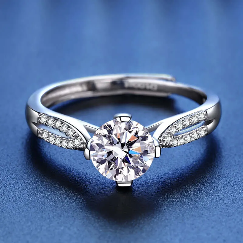 Couple's Ring Moissanite Diamond Ring