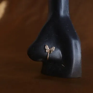 Cute Butterfly Nose Cuff