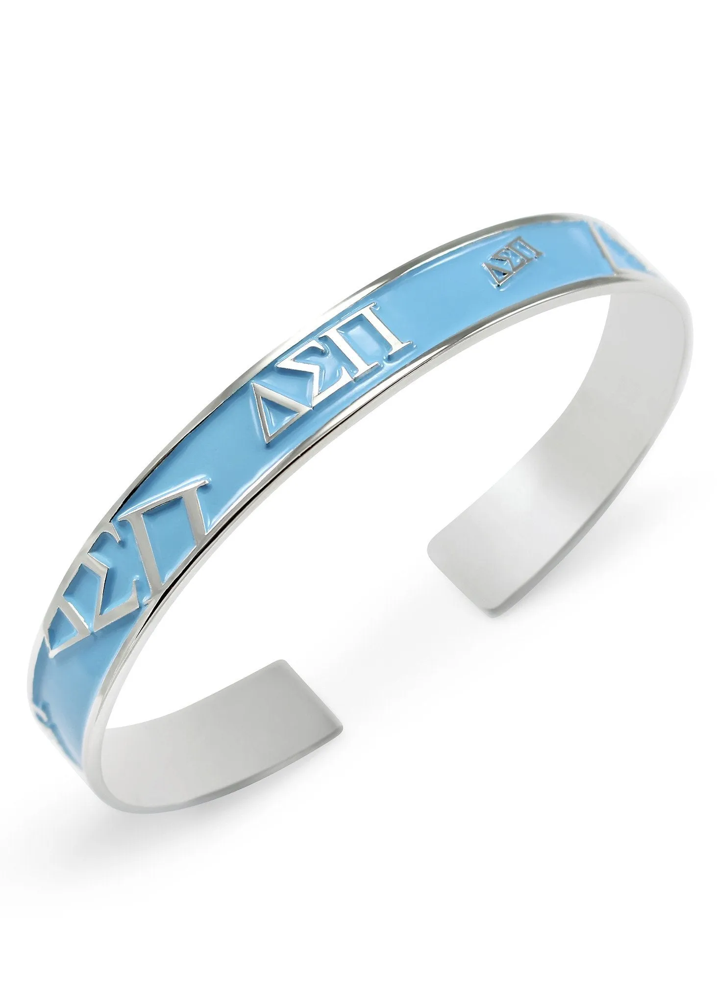 Delta Sigma Pi Bangle Cuff Bracelet (Multi Colors Available)