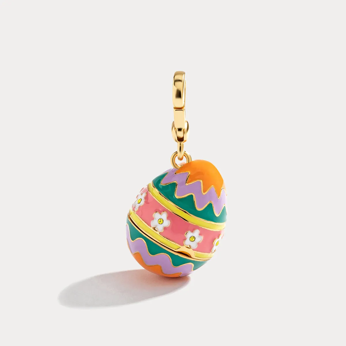 Easter Egg Carrot Pendant Necklace