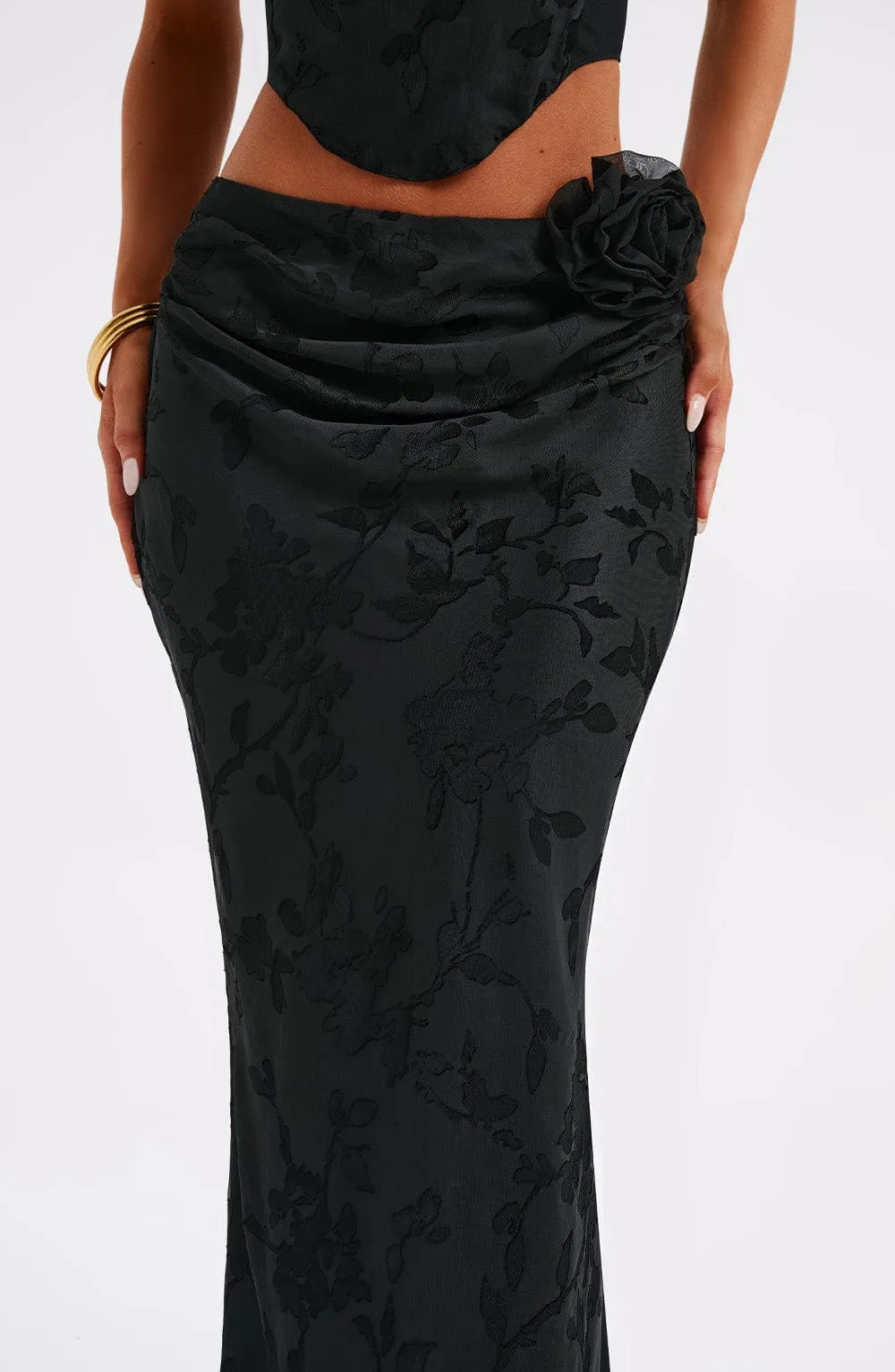 Elizabeth Maxi Skirt - Black