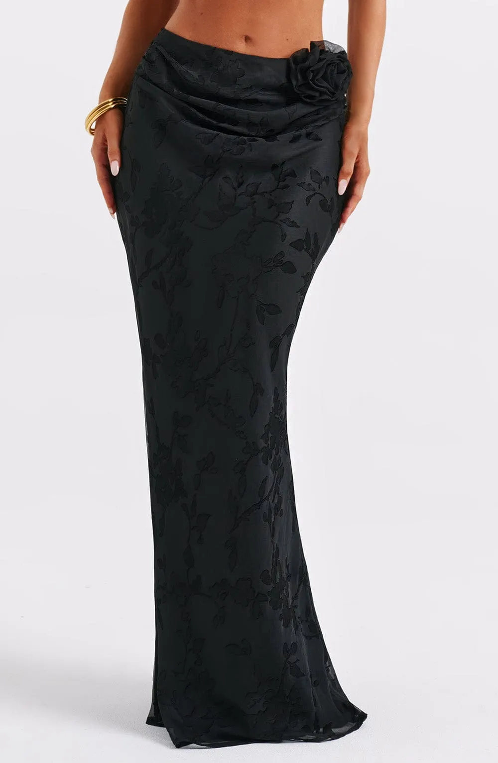 Elizabeth Maxi Skirt - Black