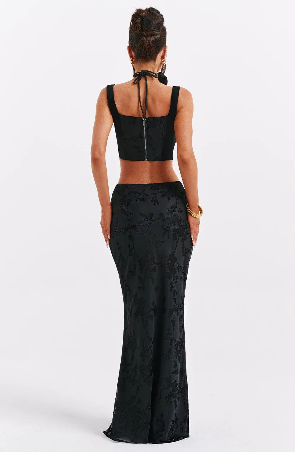 Elizabeth Maxi Skirt - Black