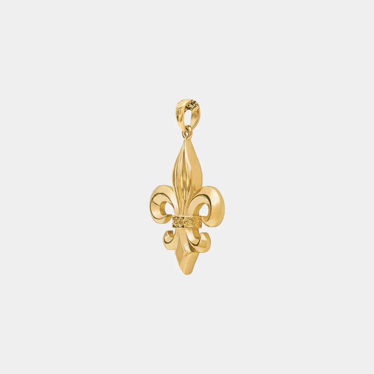 Fleur de Lis Pendant - Gold