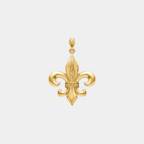 Fleur de Lis Pendant - Gold