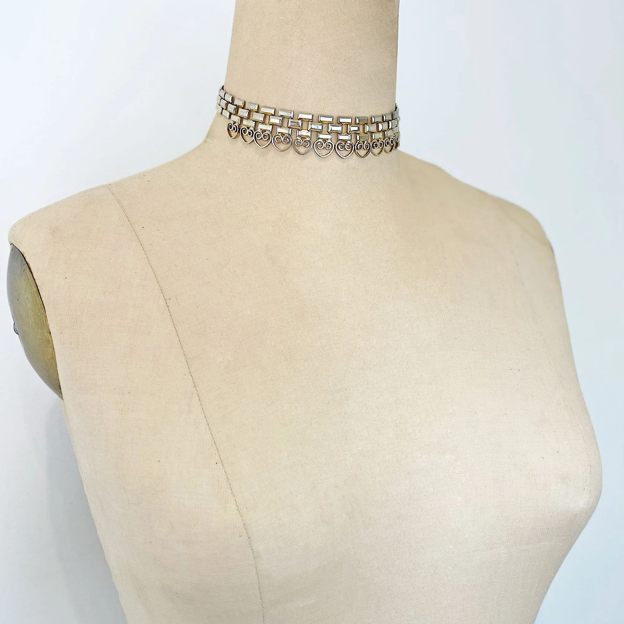 FOSTER vintage chain choker necklace