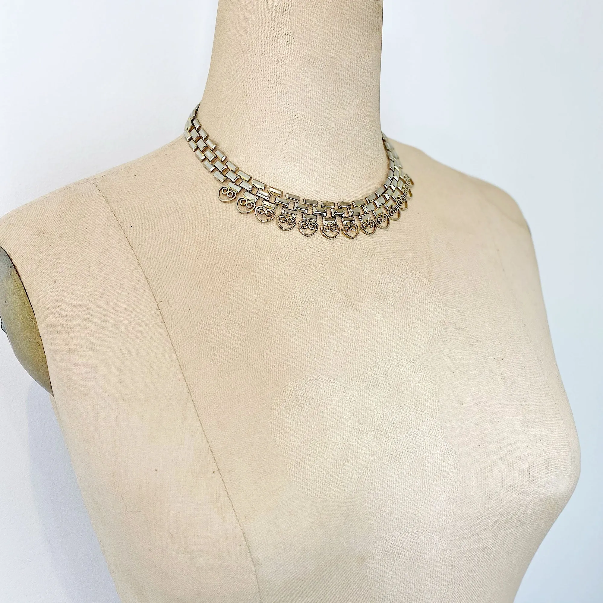 FOSTER vintage chain choker necklace