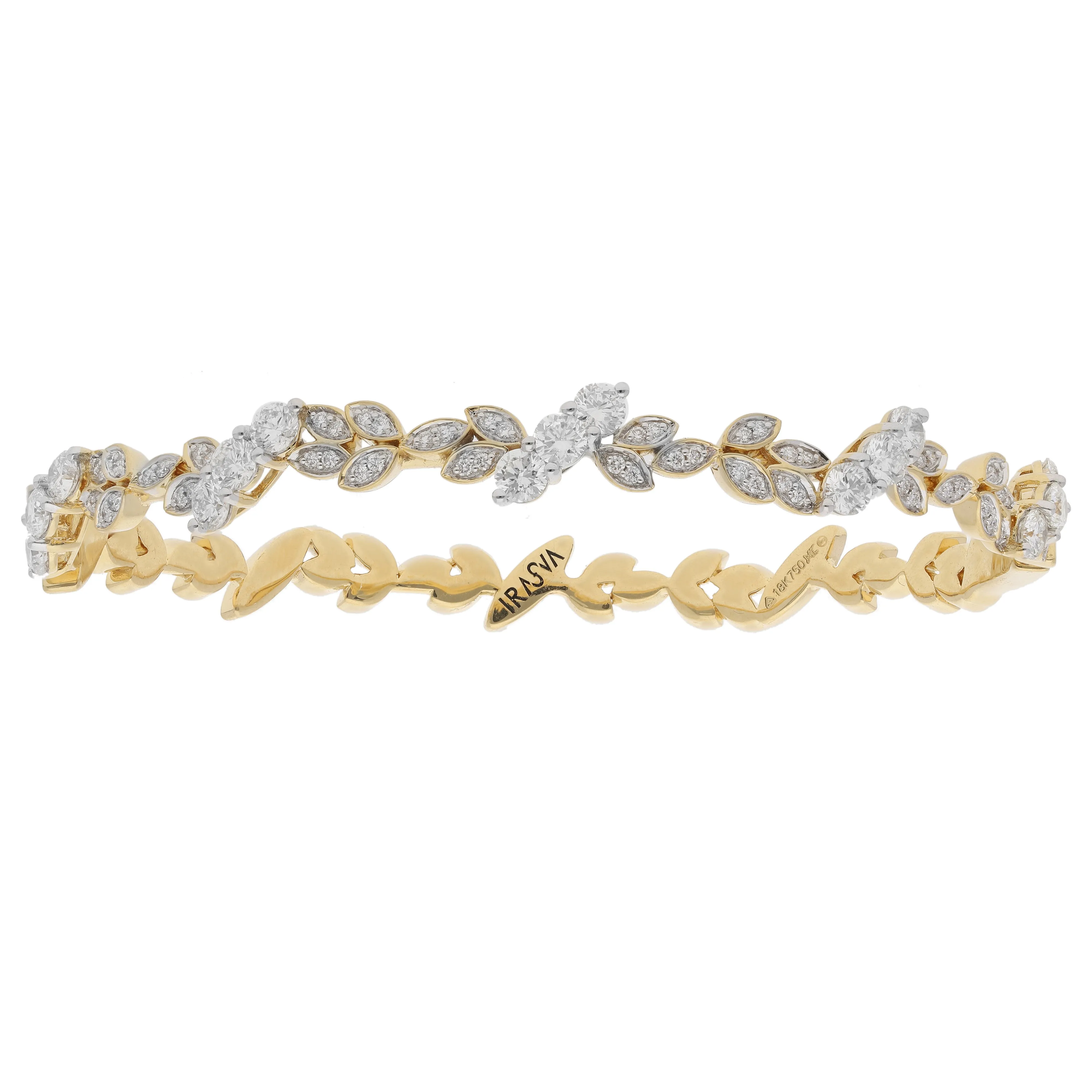 Garden Diamond Bangle