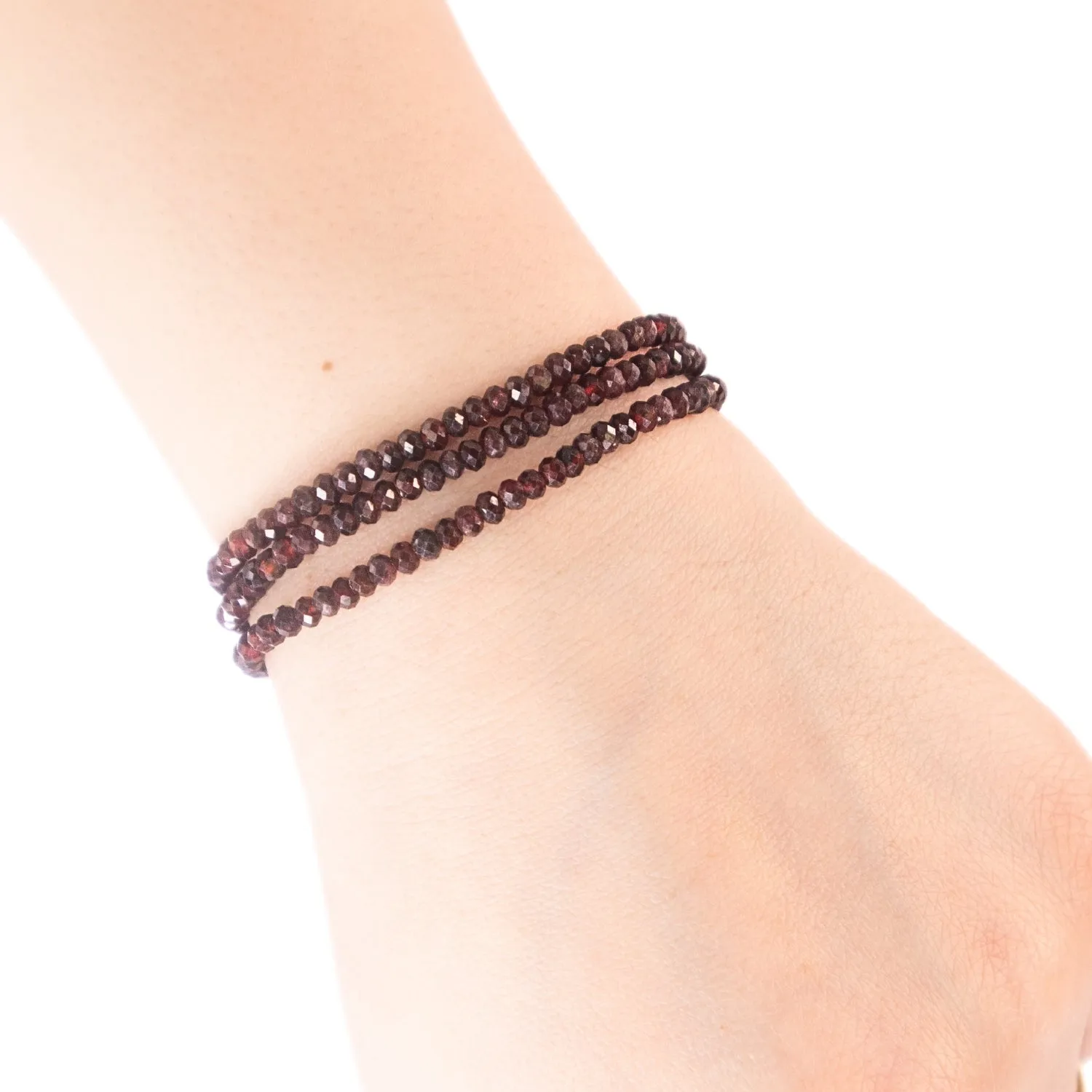 Garnet Convertible Bracelet-Necklace