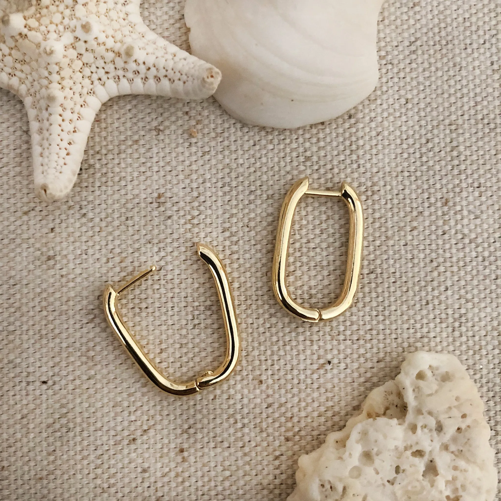 Gold Vermeil Hoops