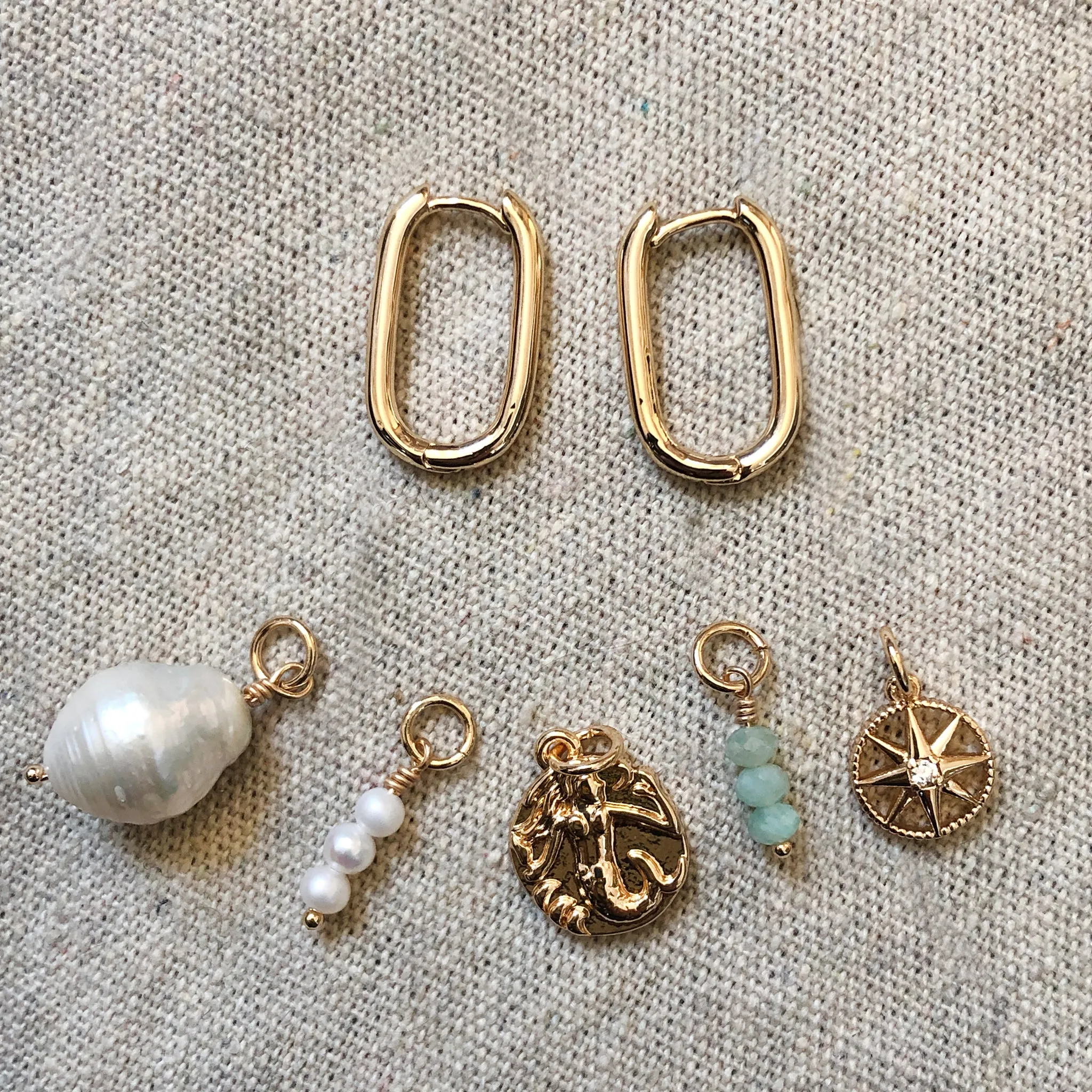 Gold Vermeil Hoops