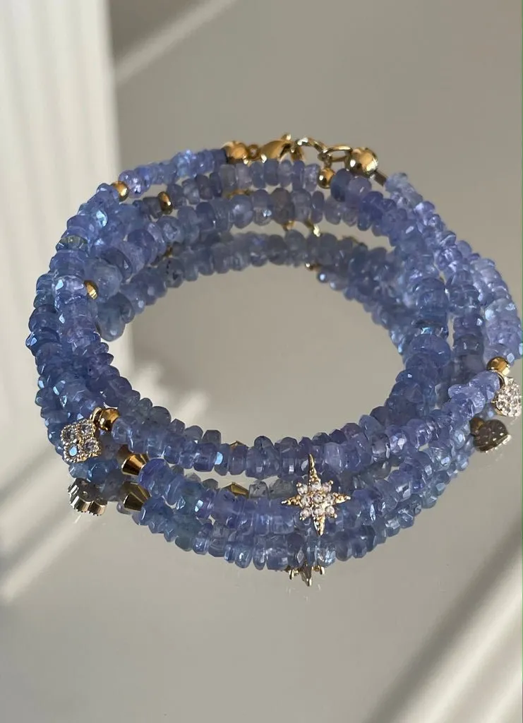 Good luck Tanzanite Bracelet