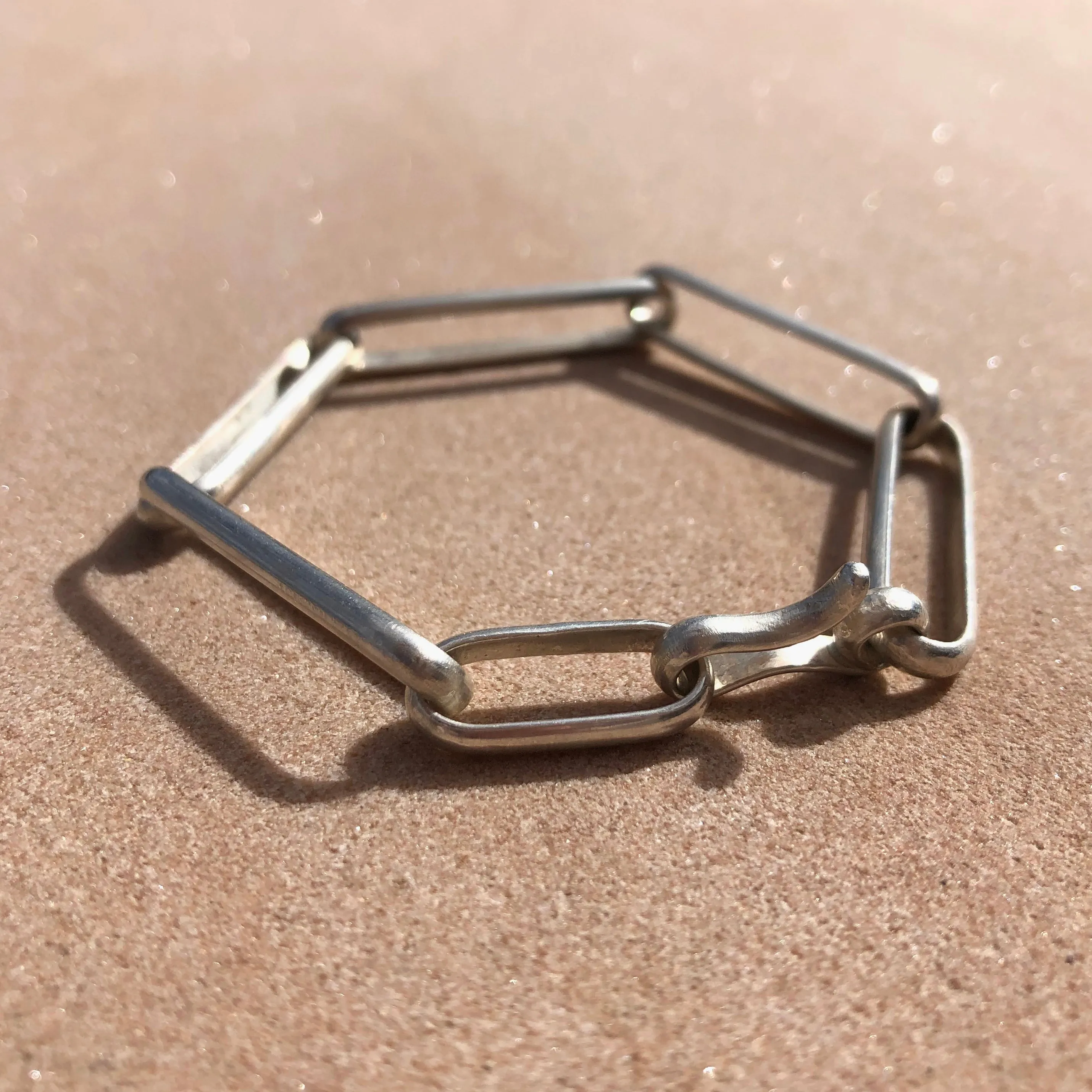 Heavy Metal large link bracelet