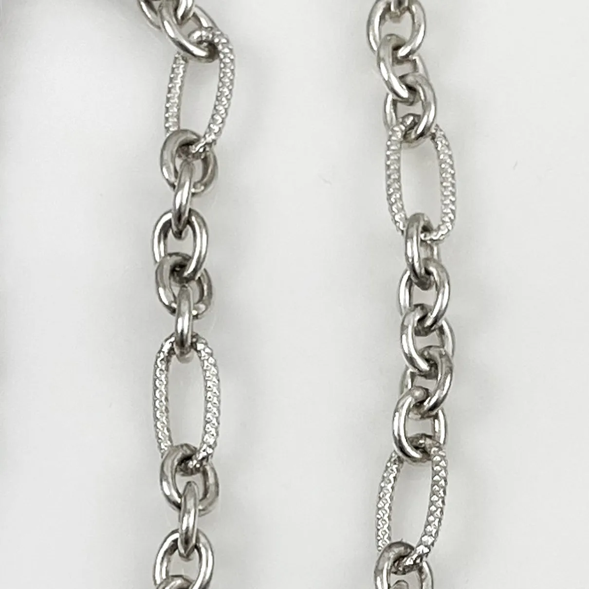 Heavy Sterling Silver Link Chain 32 inches