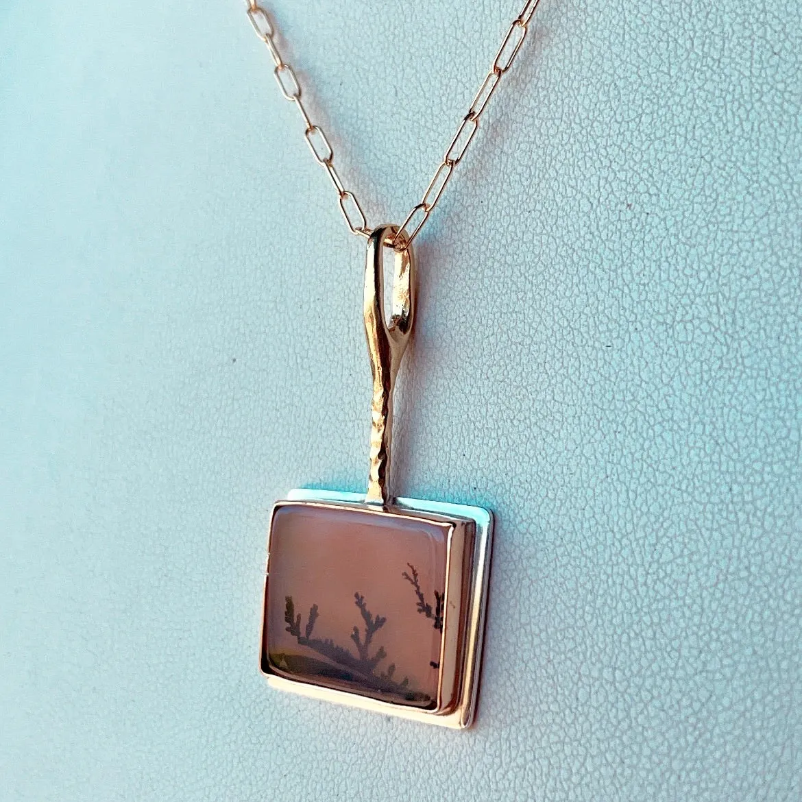 Hilltop silhouette necklace