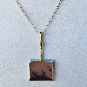 Hilltop silhouette necklace