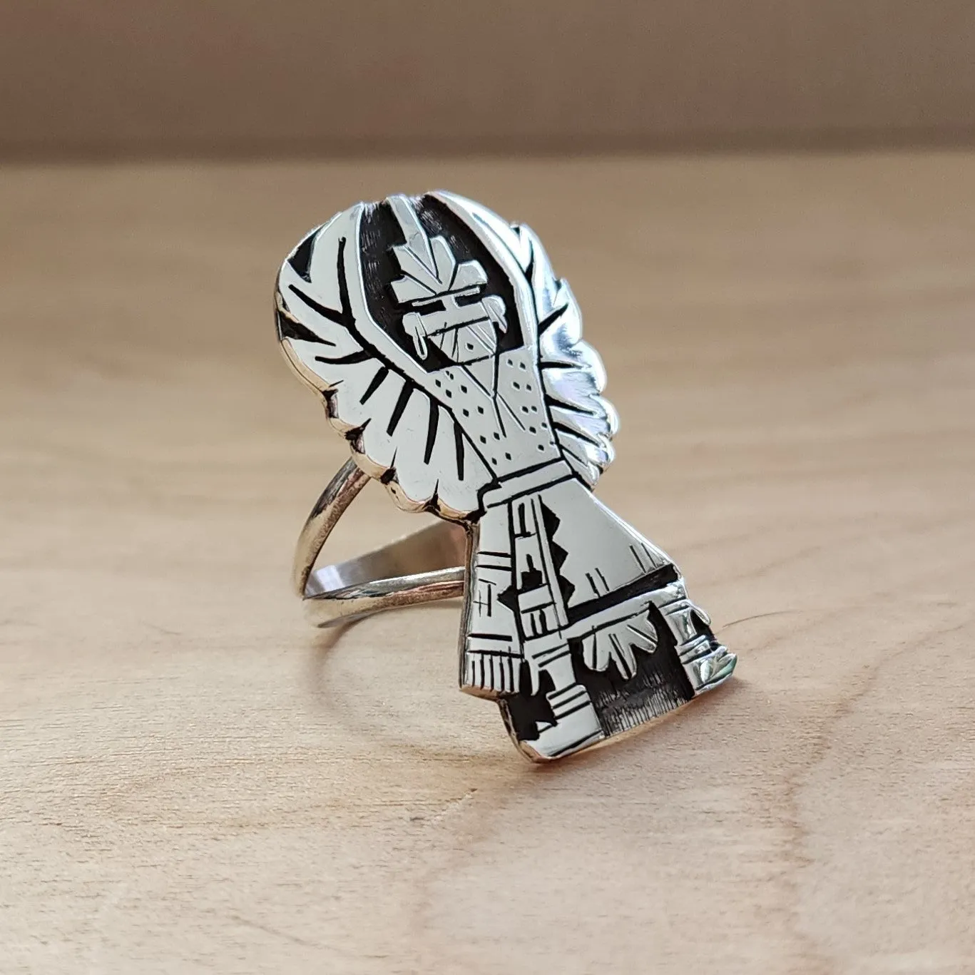 Hopi Knifewing Ring - Size 9