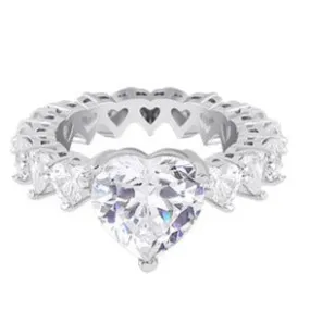 Icy Heart Ring