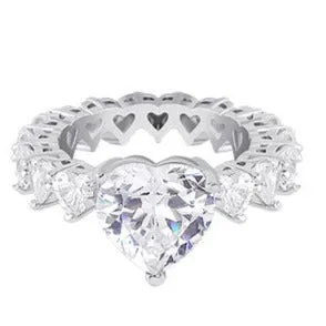 Icy Heart Ring